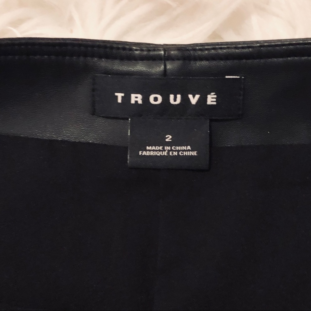 Trouvé vegan leather fringe skirt - Picture 6 of 10